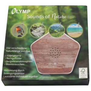 OLYMP geluidsbox Sounds of Nature, 4 natuurgeluiden, wit, bewegingssensor