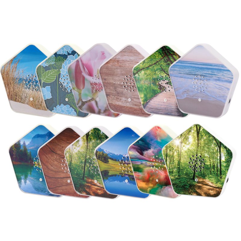 OLYMP geluidsbox Sounds of Nature, 4 natuurgeluiden, wit, bewegingssensor
