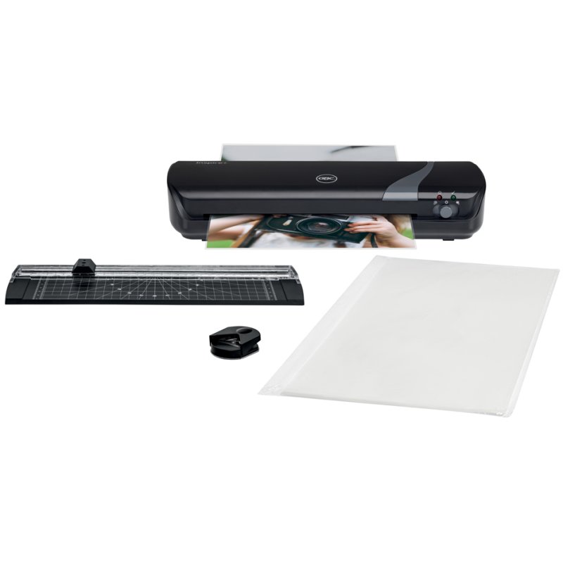 GBC lamineerset Inspire+, A4, zwart, 8-delig