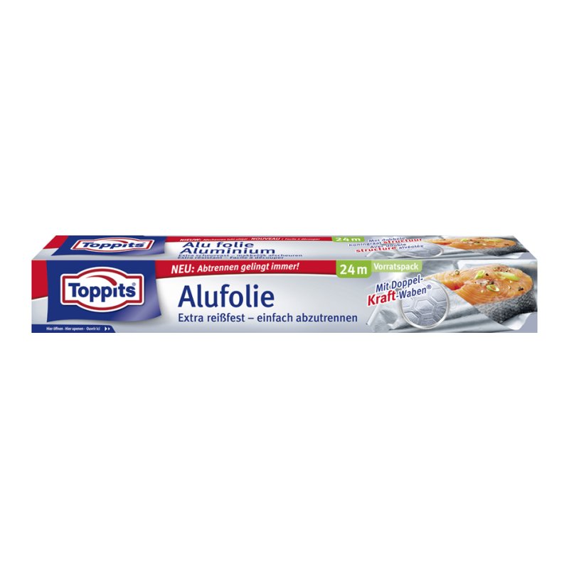 TOPPITS aluminiumfolie, 300 mm breed, 24 m