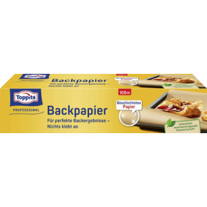 TOPPITS bakpapier Professional, 380 mm breed, 100 meter, antiaanbaklaag