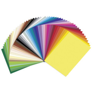 folia gekleurd papier speciale editie, 50×70 cm, 130 g/m², 50 kleuren