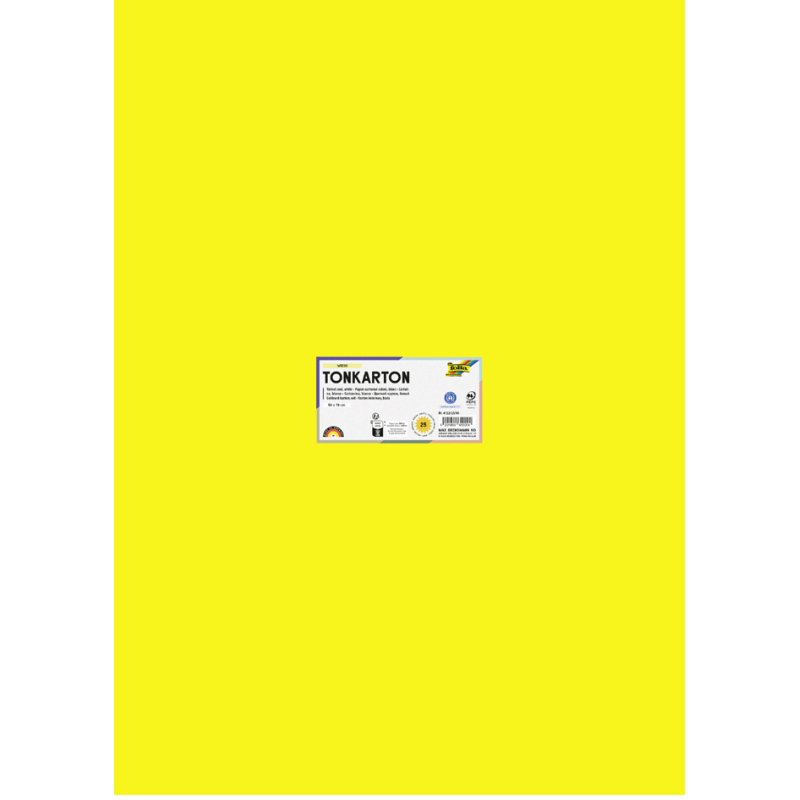 folia gekleurd karton, 500×700 mm, 220 g/m², 25 vel in 25 kleuren