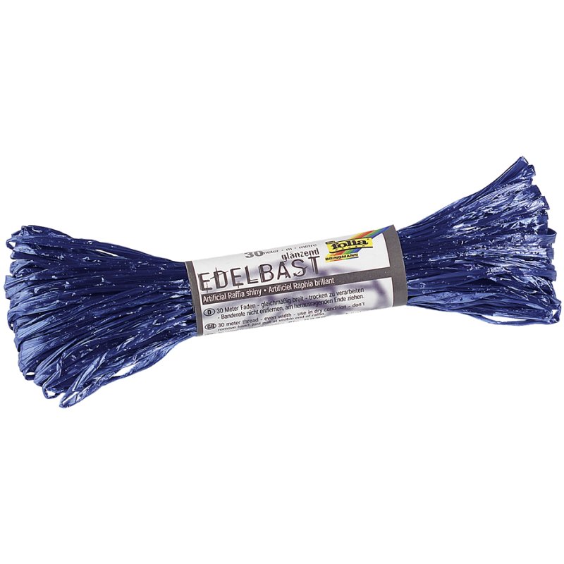 folia raffia bast, eosin roze, 30 meter