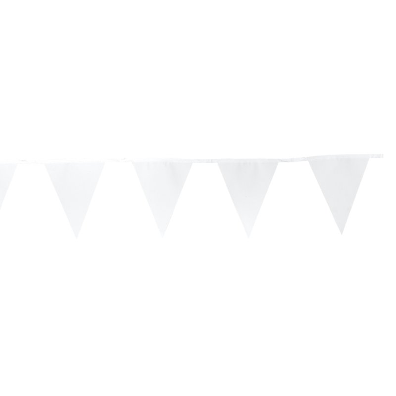 folia vlaggenlijn Basic, wit, 3,80 m, 2 stuks