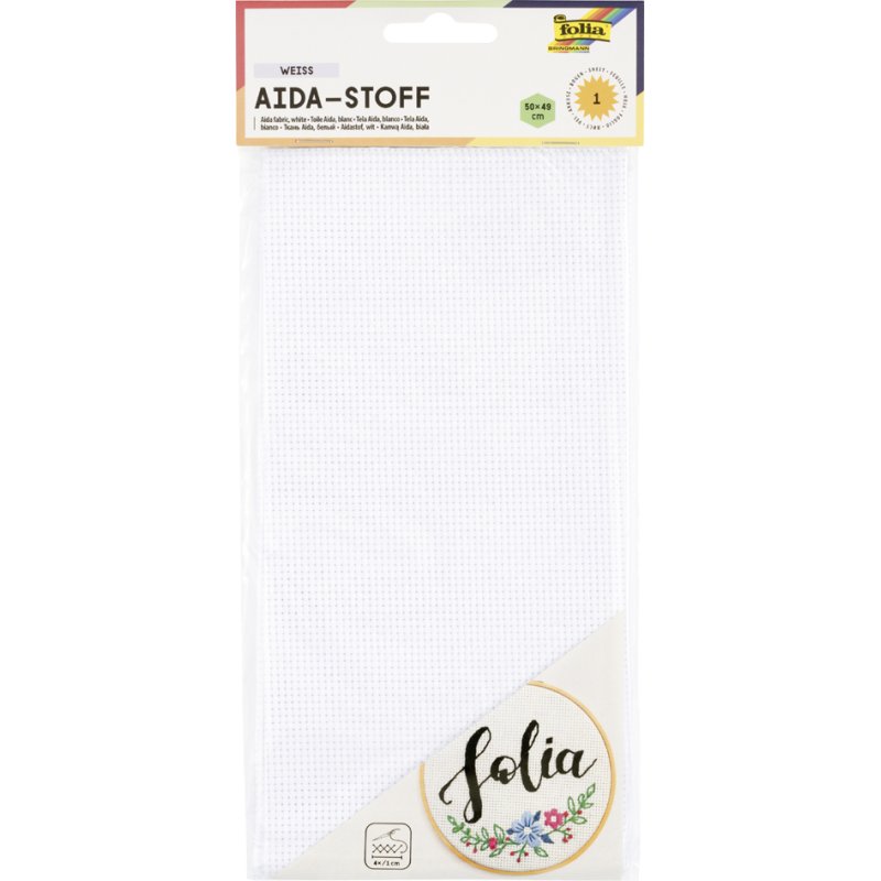 folia bouwstof wit, 500×490 mm, 100% katoen, 1 vel