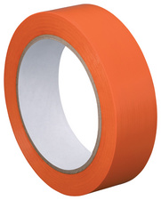 WESTEX afplakband PVC glad, oranje, 50 mm × 33 m