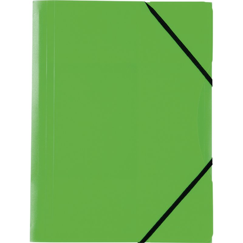 folia elastomappen A4, neon kleuren assortiment, 0,5 mm, 5 stuks