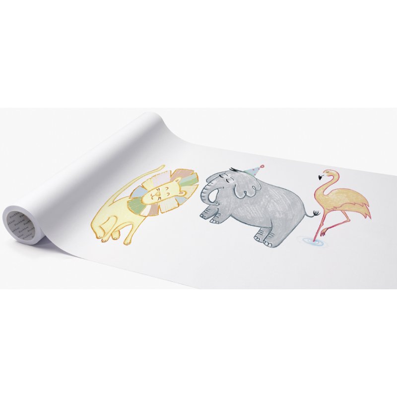 folia tekenrol blanco, 300 mm × 6 m, wit, zelfklevend