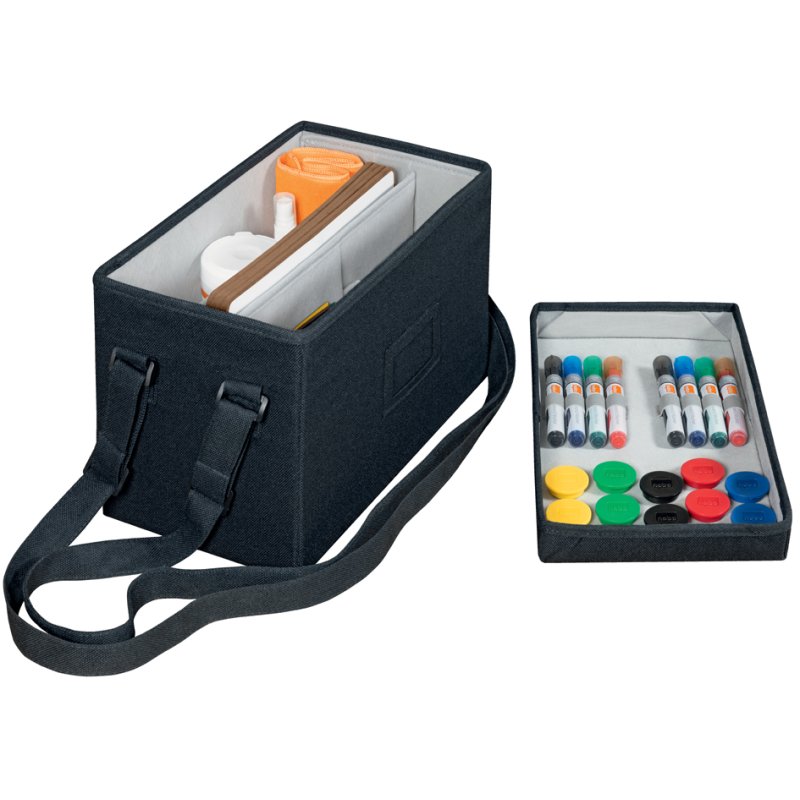 Nobo sacoche d'accessoires pour tableau blanc, entièrement fournie, anthracite