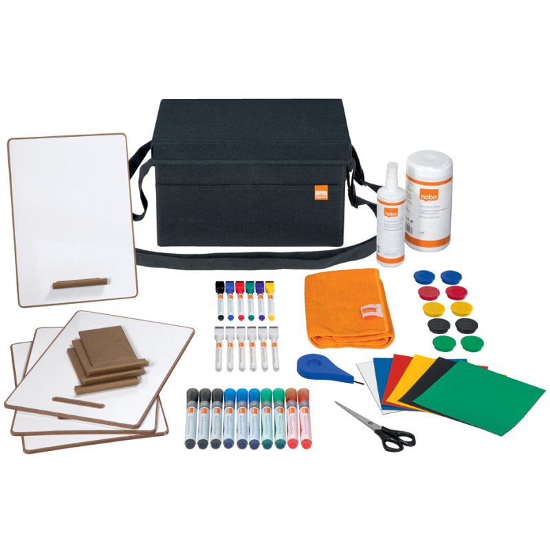 Nobo sacoche d'accessoires pour tableau blanc, entièrement fournie, anthracite
