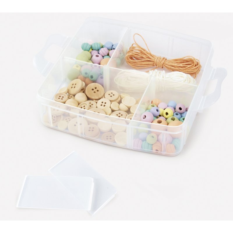 folia sorteerbox, 3 niveaus, PP, transparant