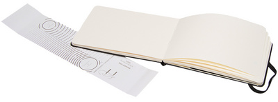 MOLESKINE aquarelblok A6, hardcover, zwart, 200g/m²