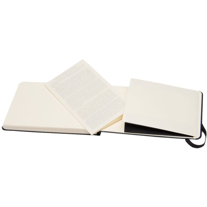 MOLESKINE bloc aquarelle A5, couverture rigide, noir, 200g/m²