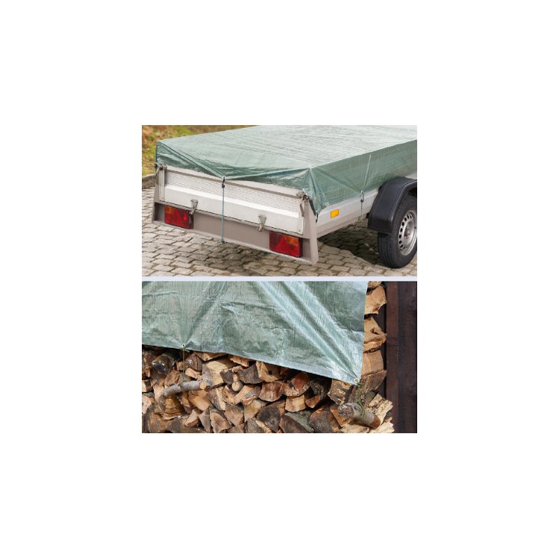 WESTEX bâche à œillets, 2×3 m, vert, imperméable