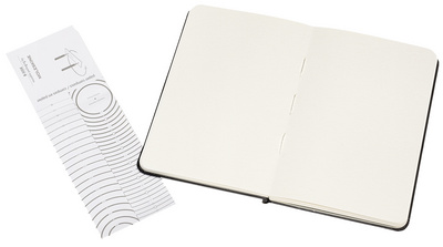Moleskine aquarel notitieboek A6, hardcover, zwart, 30 vel