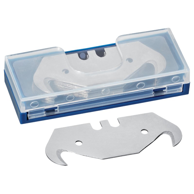 WESTEX hook knife replacement blades professional, 0.65 mm, 10 pieces