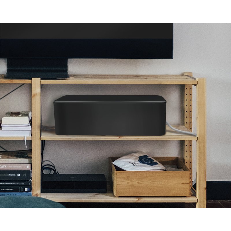 LogiLink coffret de rangement câbles, 3 tailles, blanc, 3 pièces
