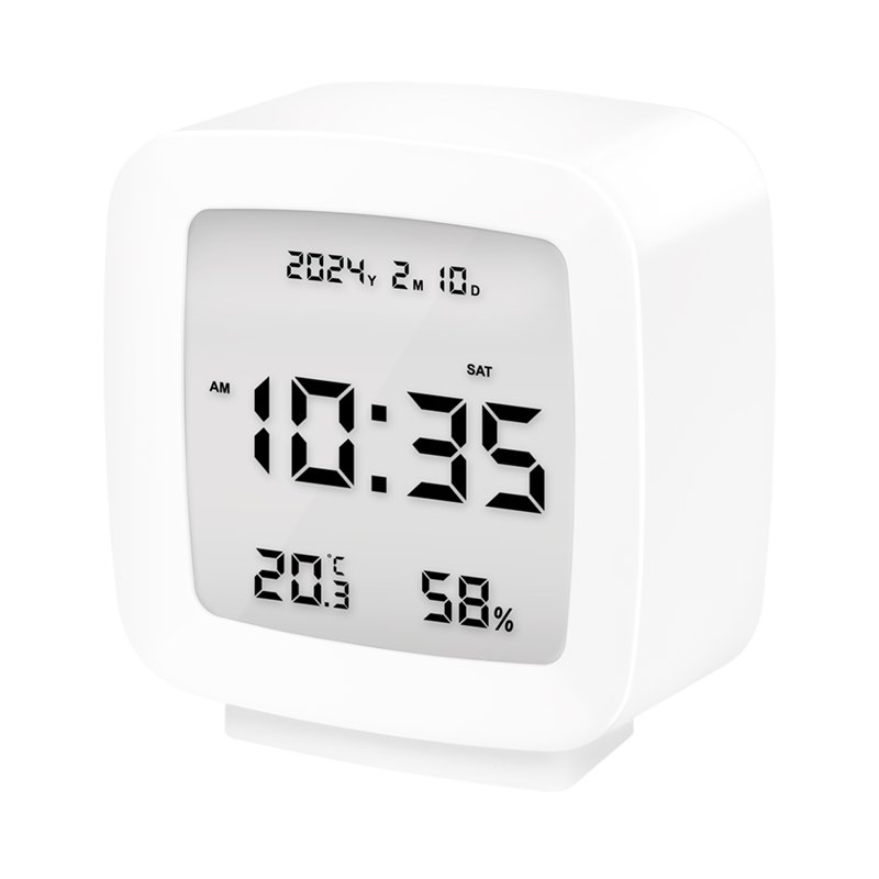 LogiLink digital clock, white, backlight, temperature & humidity