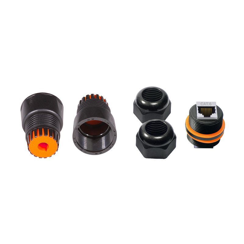 LogiLink Professional outdoor patch cable coupler Cat.6, shielded, IP67, nylon