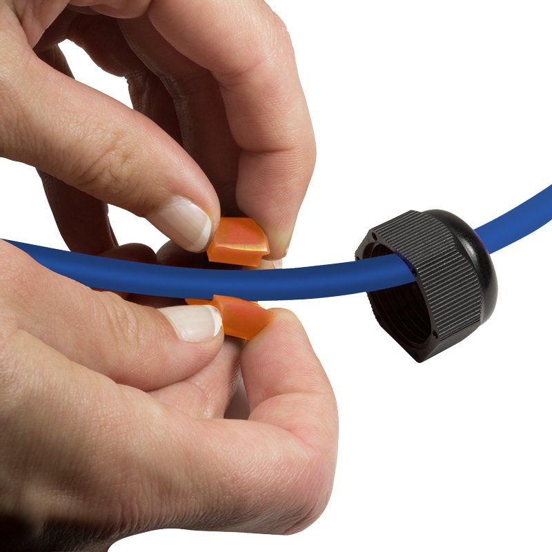 LogiLink Professional outdoor patch cable coupler Cat.6, shielded, IP67, nylon