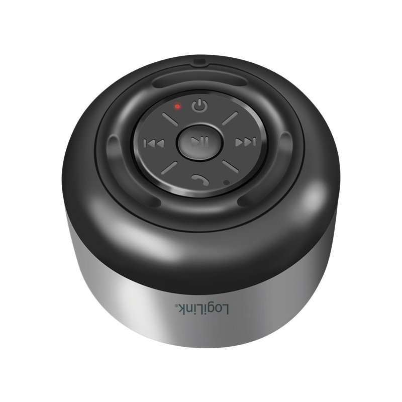 LogiLink Bluetooth speaker V5.1 TWS, dark grey/black, 1200 mAh