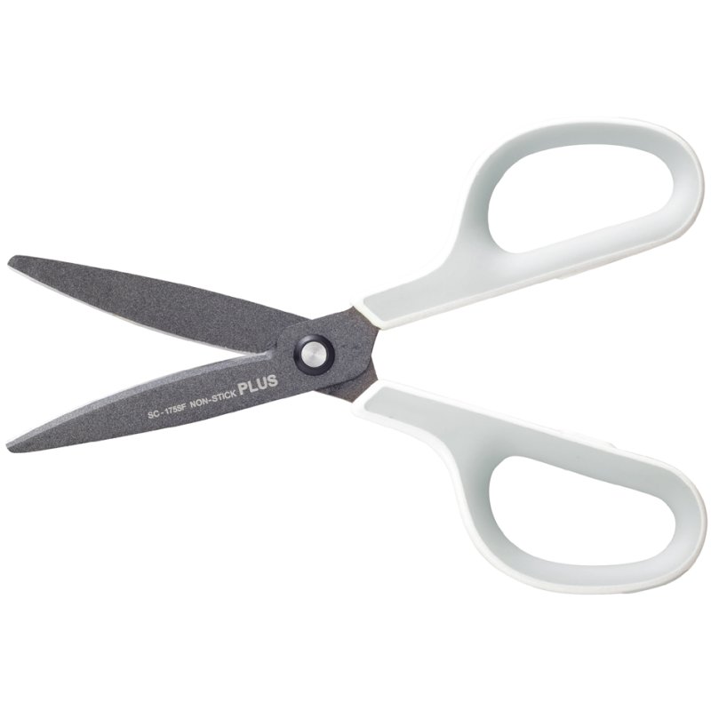 PLUS JAPAN schaar FITCUT CURVE fluor, grijs/wit, 175 mm