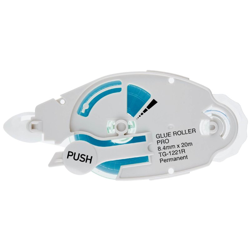 PLUS JAPAN correctieroller PRO TG-1221, navulbaar, blauw, 8,4 mm × 20 m