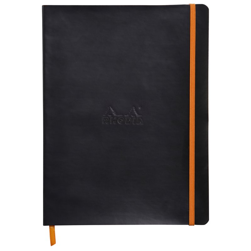 RHODIA carnet RHODIARAMA B5, ligné, noir, 80 feuilles