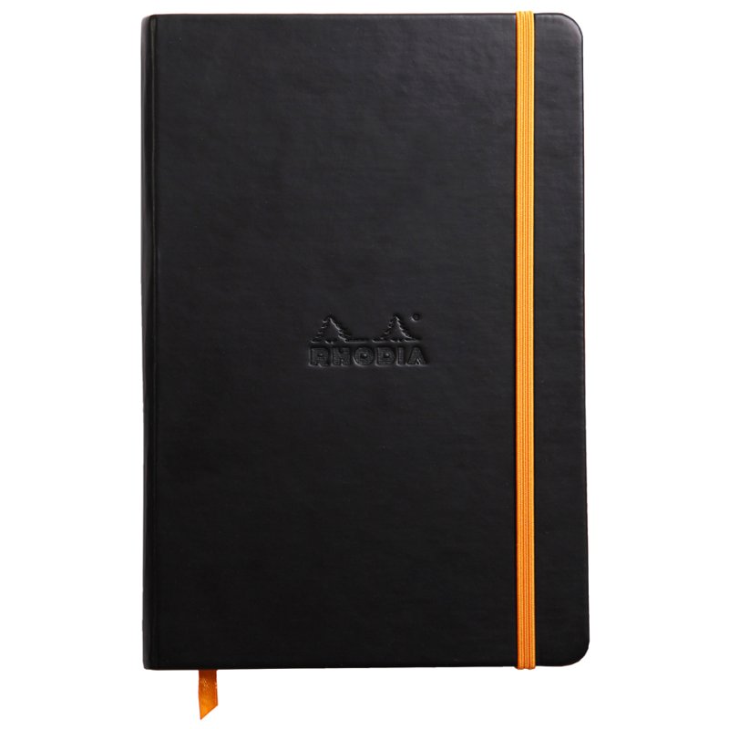 RHODIA carnet RHODIARAMA, ligné, noir, A5, 96 feuilles