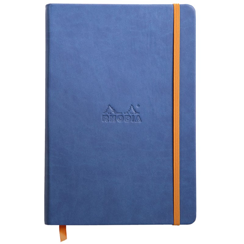 RHODIA carnet RHODIARAMA, ligné, noir, A5, 96 feuilles