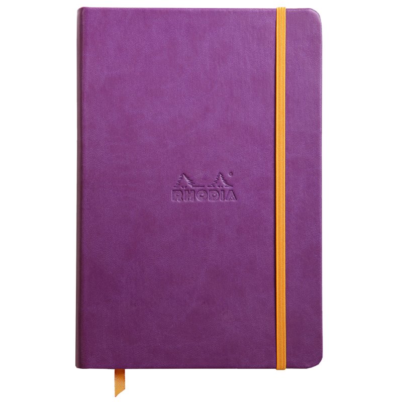 RHODIA carnet RHODIARAMA, ligné, noir, A5, 96 feuilles