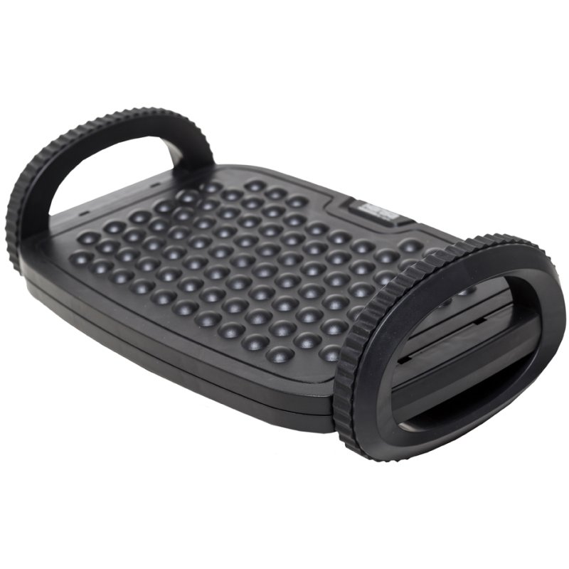 Hansa repose-pieds Footness SWING, noir, angle ajustable jusqu'à 40°, 420×255 mm