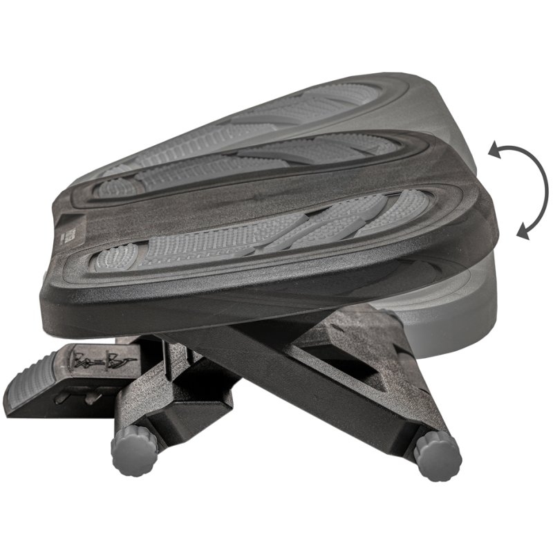 Hansa voetensteun Footness Comfort DUO, zwart/groen, 450×342 mm