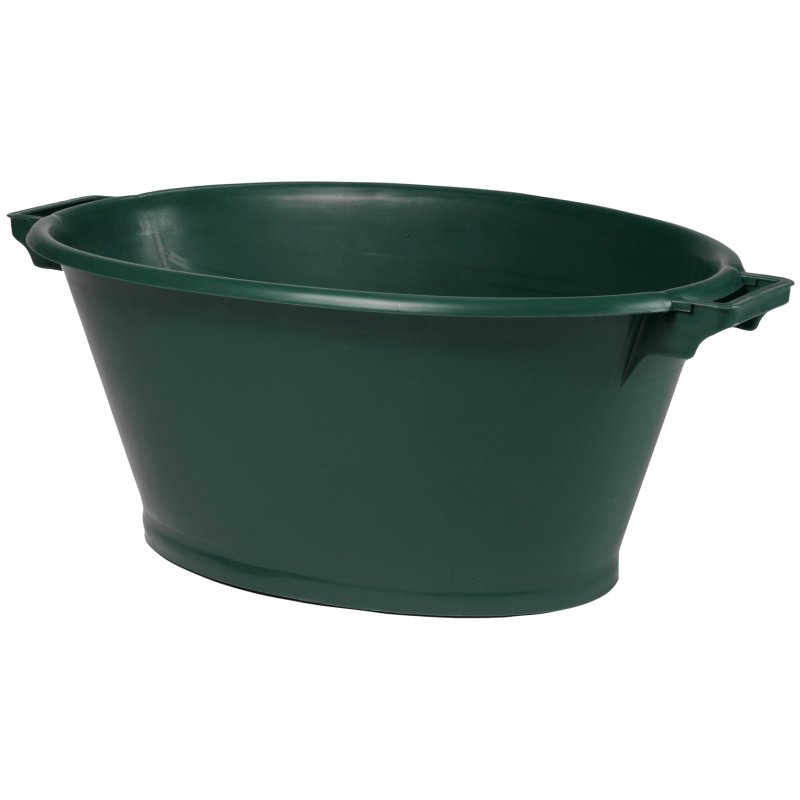EDA bac ovale 70 litres, plastique recyclé, vert