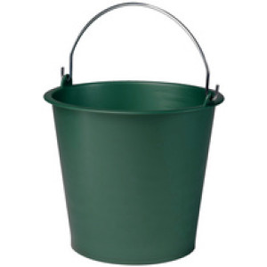 EDA emmer 10 liter, gerecycled kunststof, canada groen, metalen henkel