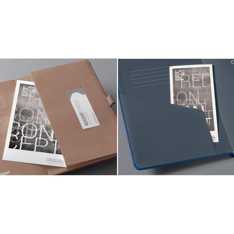 sigel bloc-notes Conceptum, A5, quadrillé, rose