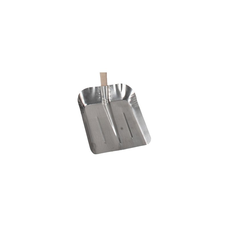 EDA shovel with wooden handle, 360 mm, silver, 1300 mm