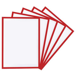 magnetoplan magnetische kaders magnetofix, A3, rood, 5 stuks