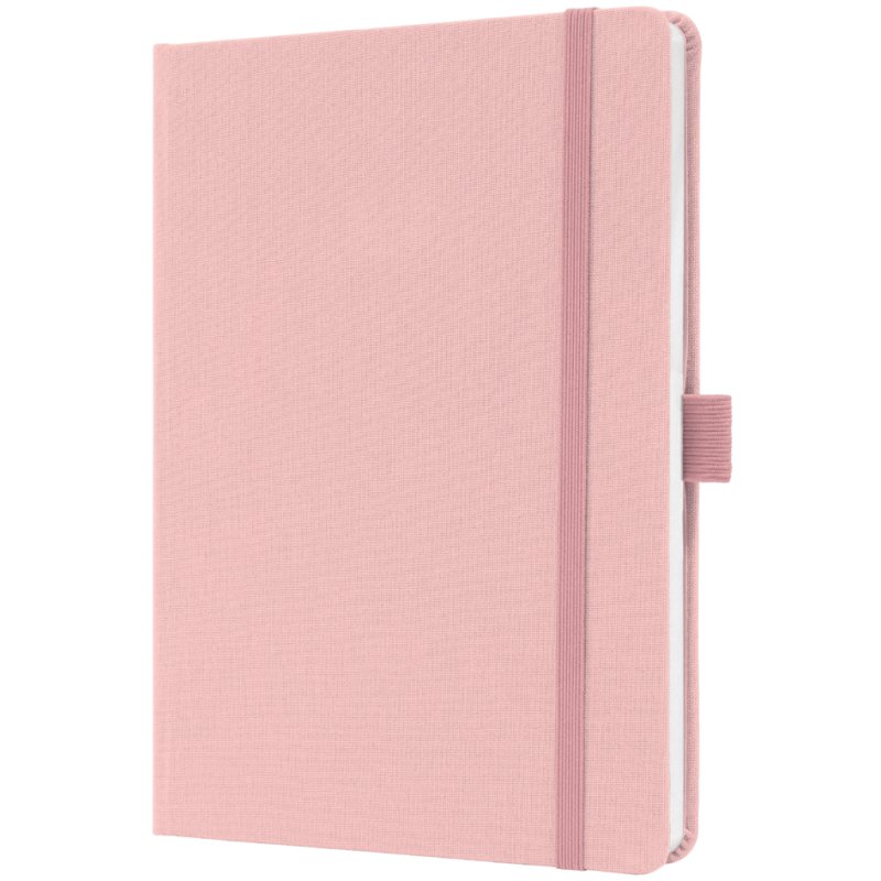 Sigel carnet Jolie Feel, couverture textile, A5, ligné, lilas