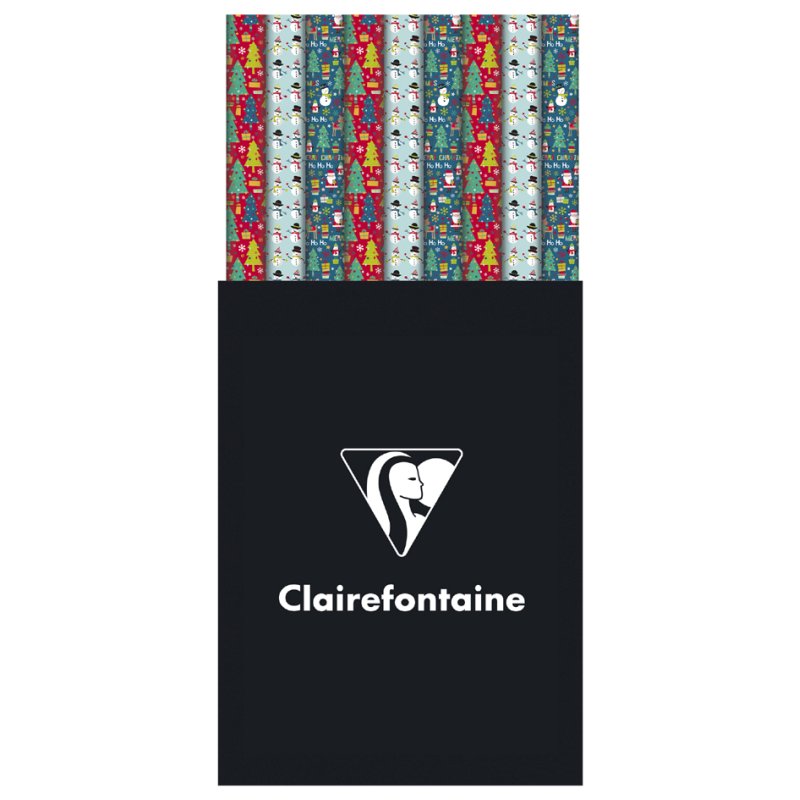 Clairefontaine papier cadeau Noël Alliance Kinderen, 700 mm × 2,0 m, 60 g/m²