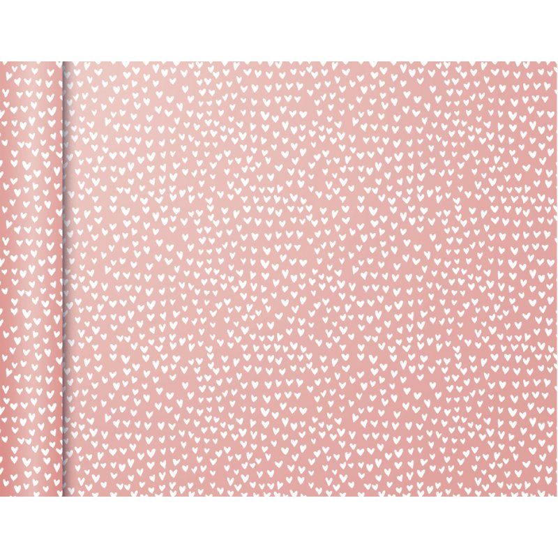 Clairefontaine papier cadeau Tiny Rolls triangles, 350 mm × 5,0 m, coloré/blanc