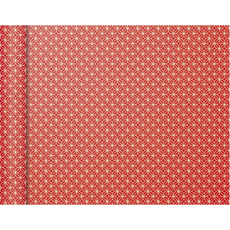 Clairefontaine papier cadeau Tiny Rolls triangles, 350 mm × 5,0 m, coloré/blanc