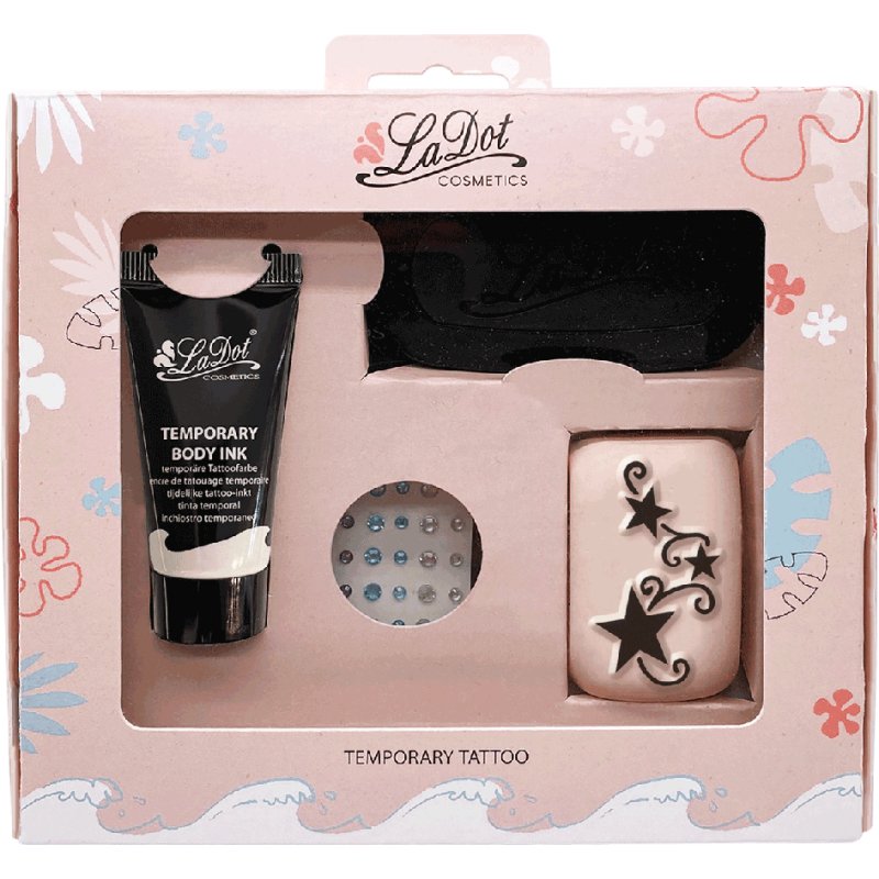 COLOP tampon encreur LaDot Set 4, Stone M178, tribal stars