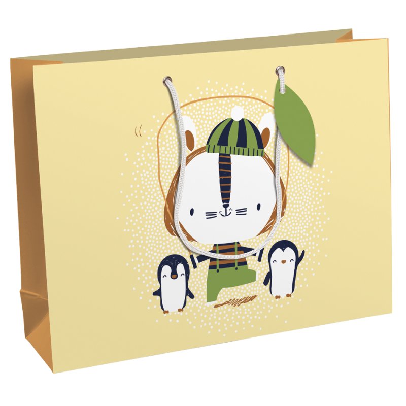 Clairefontaine sac cadeau Les Copains, moyen, 265×140×330 mm, papier enduit