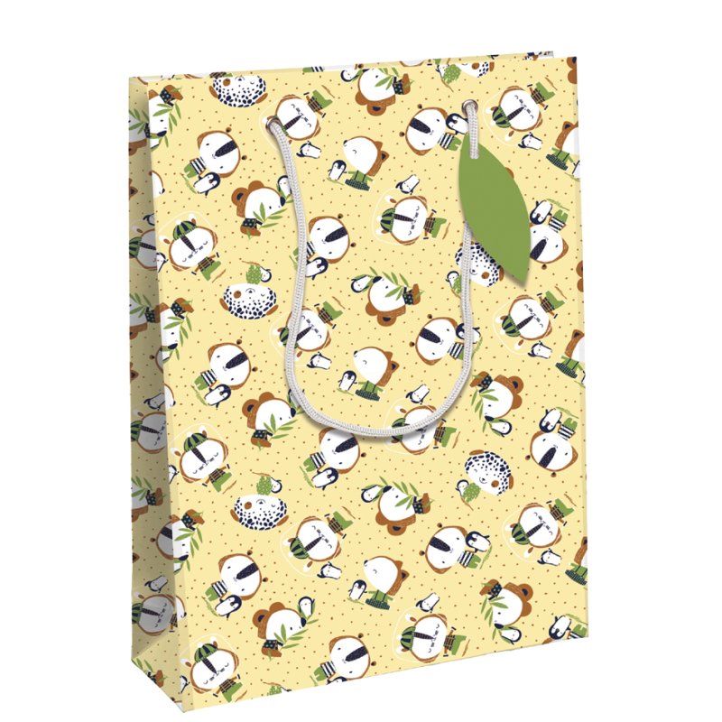 Clairefontaine sac cadeau Les Copains, moyen, 265×140×330 mm, papier enduit