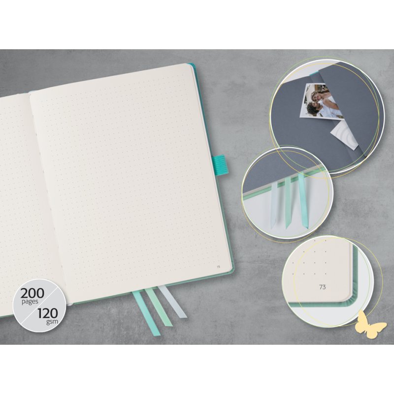 Sigel BuJo carnet de notes Jolie Gradient Sky, A5+, pointillé, 100 feuilles