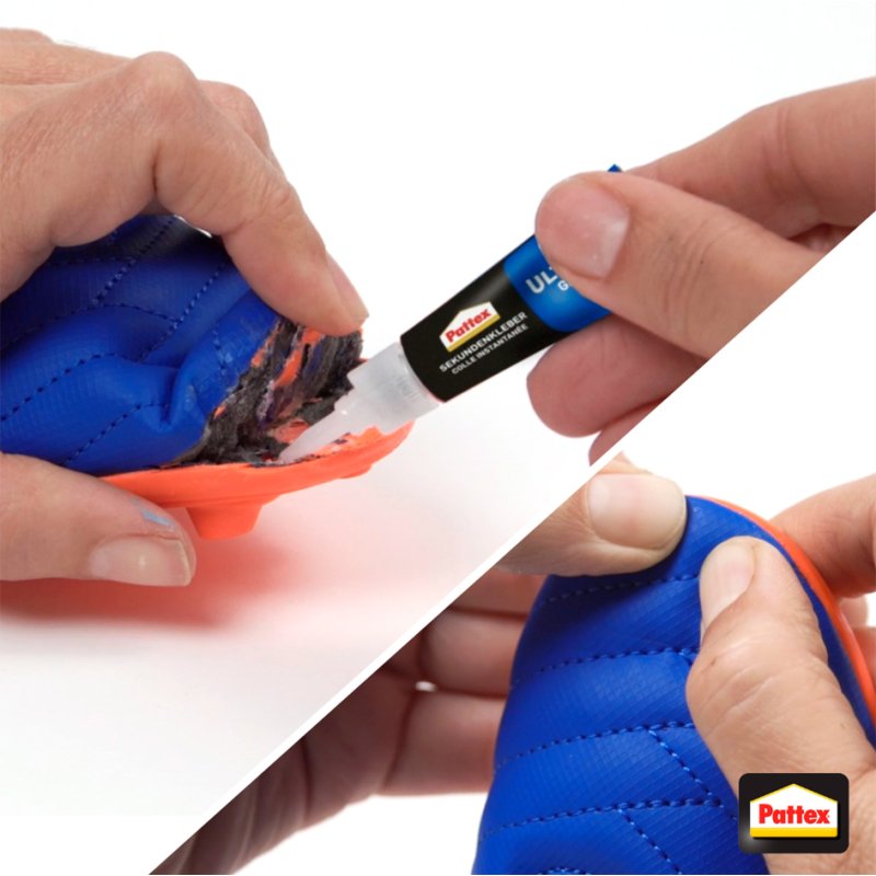Pattex colle instantanée Ultra Gel, 3 g, ultra-résistant et flexible, sans solvant