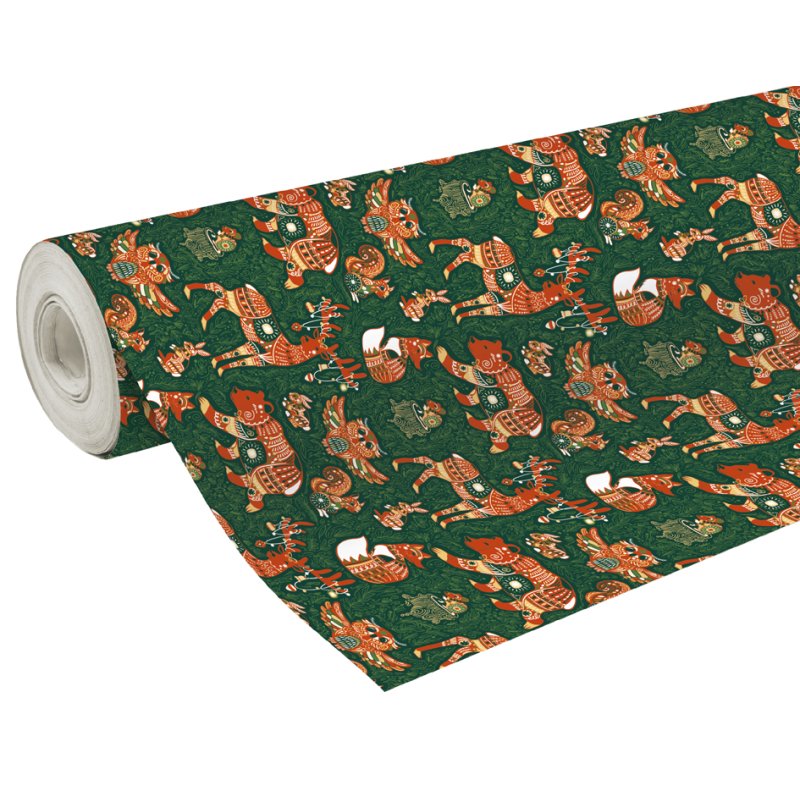 Clairefontaine papier cadeau Noël Bos, 700 mm × 50 m, 80 g/m²