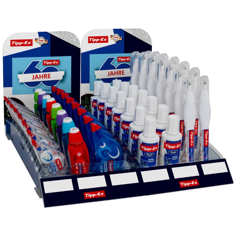 Tipp-Ex correctielak bestseller multiverpakking, 54 stuks, winkeldisplay